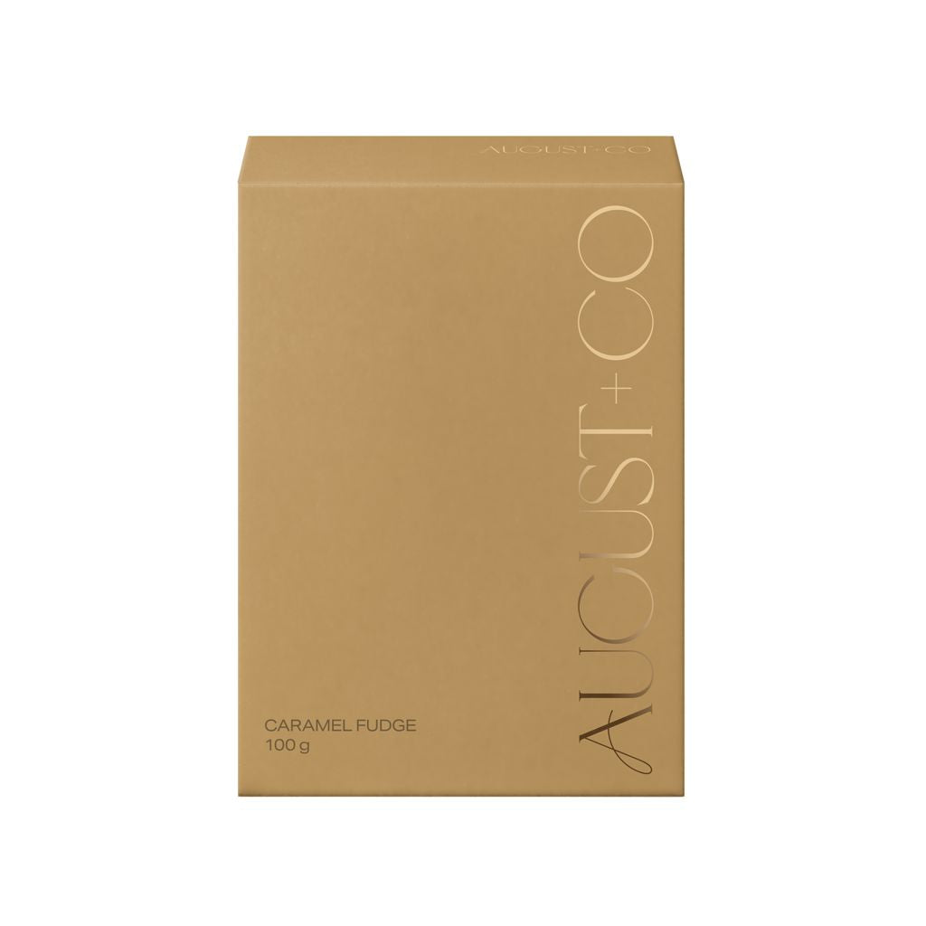 August + Co Caramel Fudge 100g