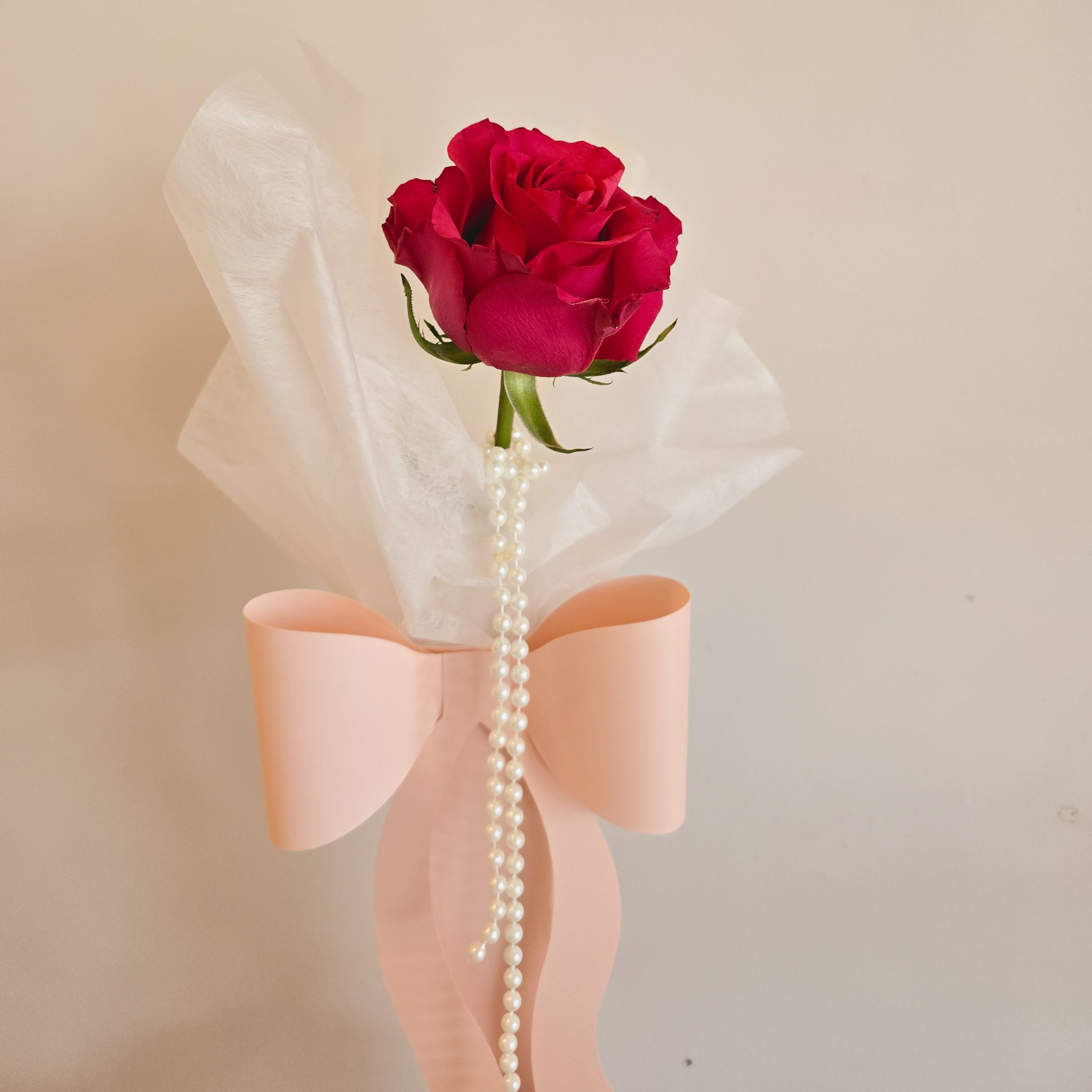 Single Rose Bouquet