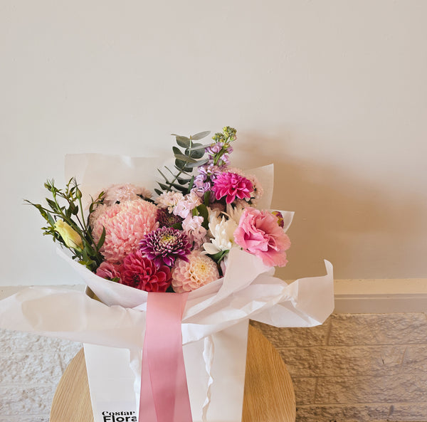 Blush Medley Bag Arrangement