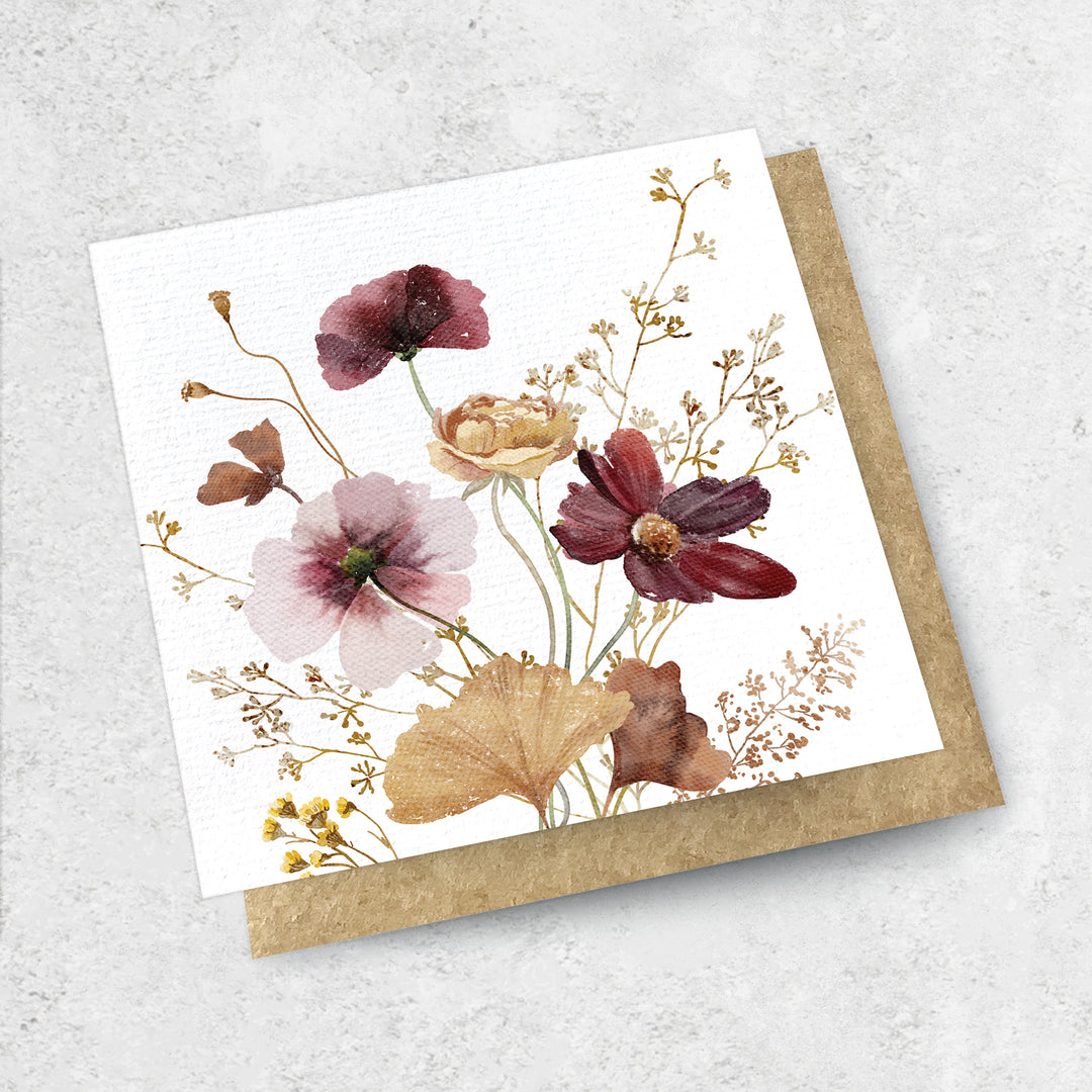 Card - Floral Blank