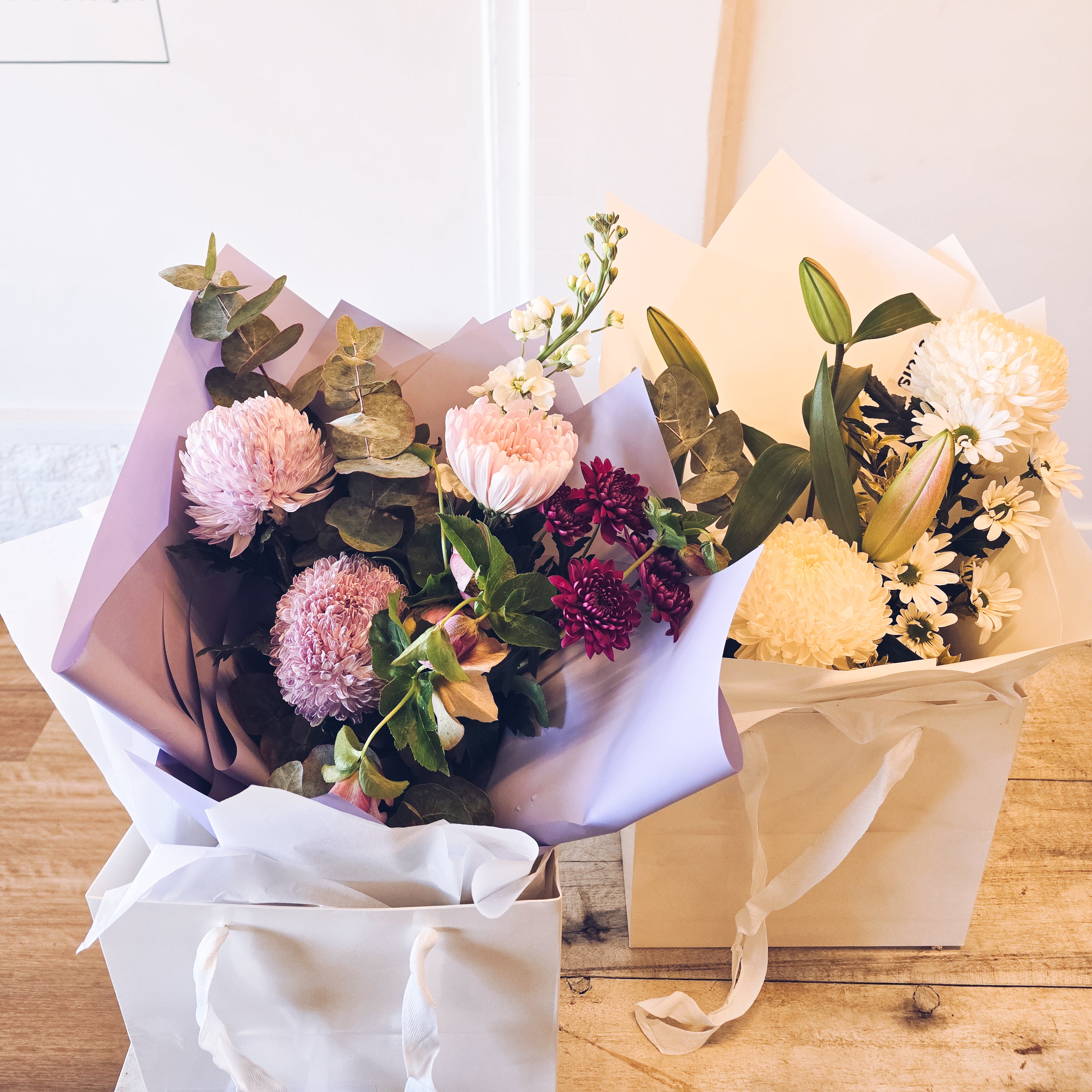 Floral Bag Arrangements